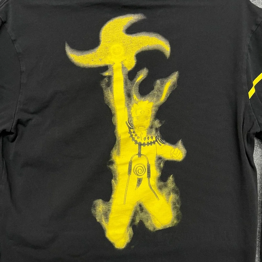 Jordan x Naruto Shippuden Zion Shirt Mens Large Black Kyuubi Long Sleeve DO6597